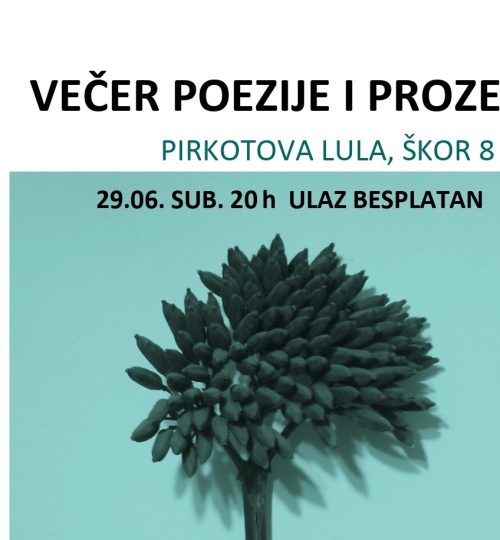 Pomalo organizes an Evening of poetry and proze: open